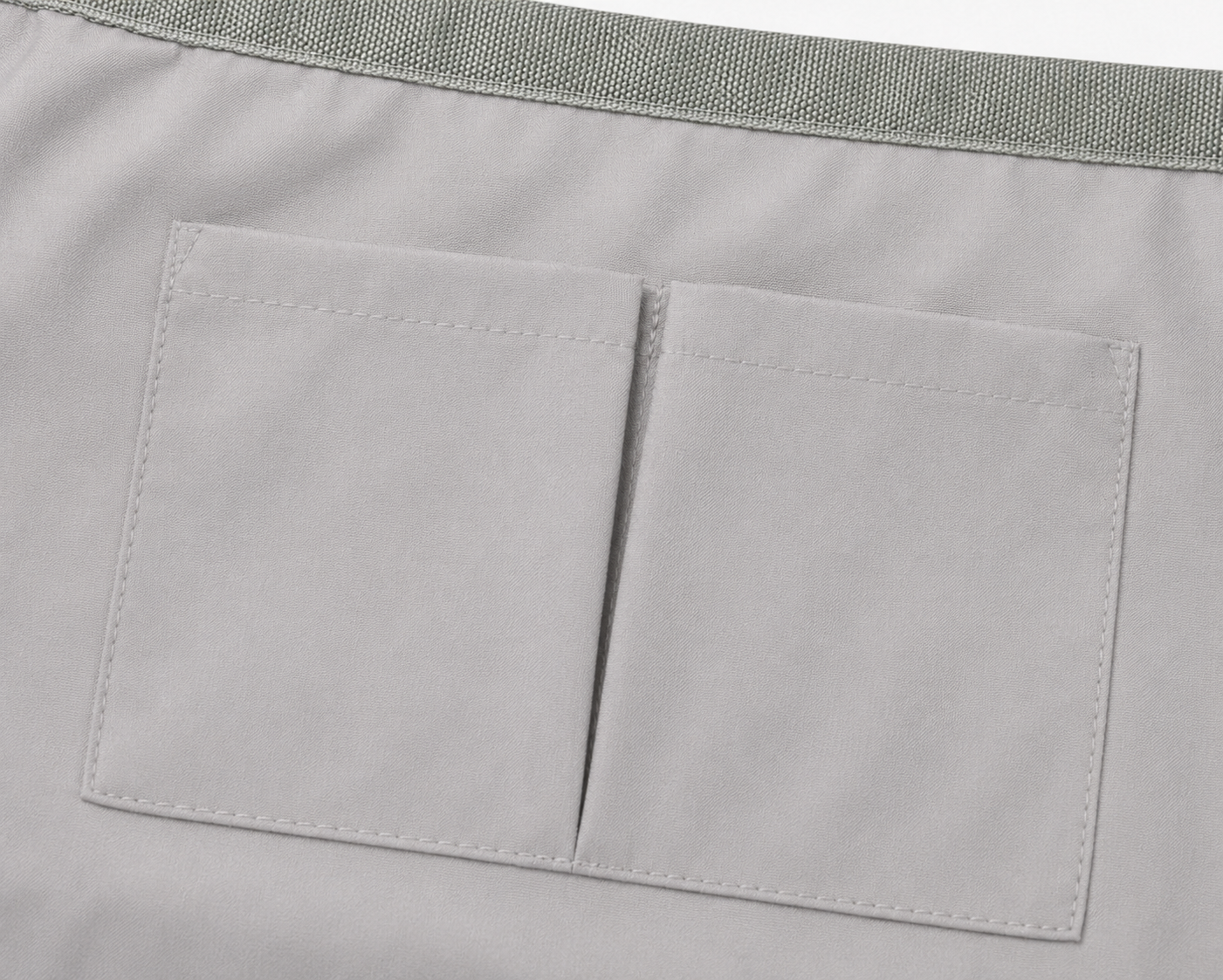 Two interior slip pockets inside the Great White Shark Drawstring Bag