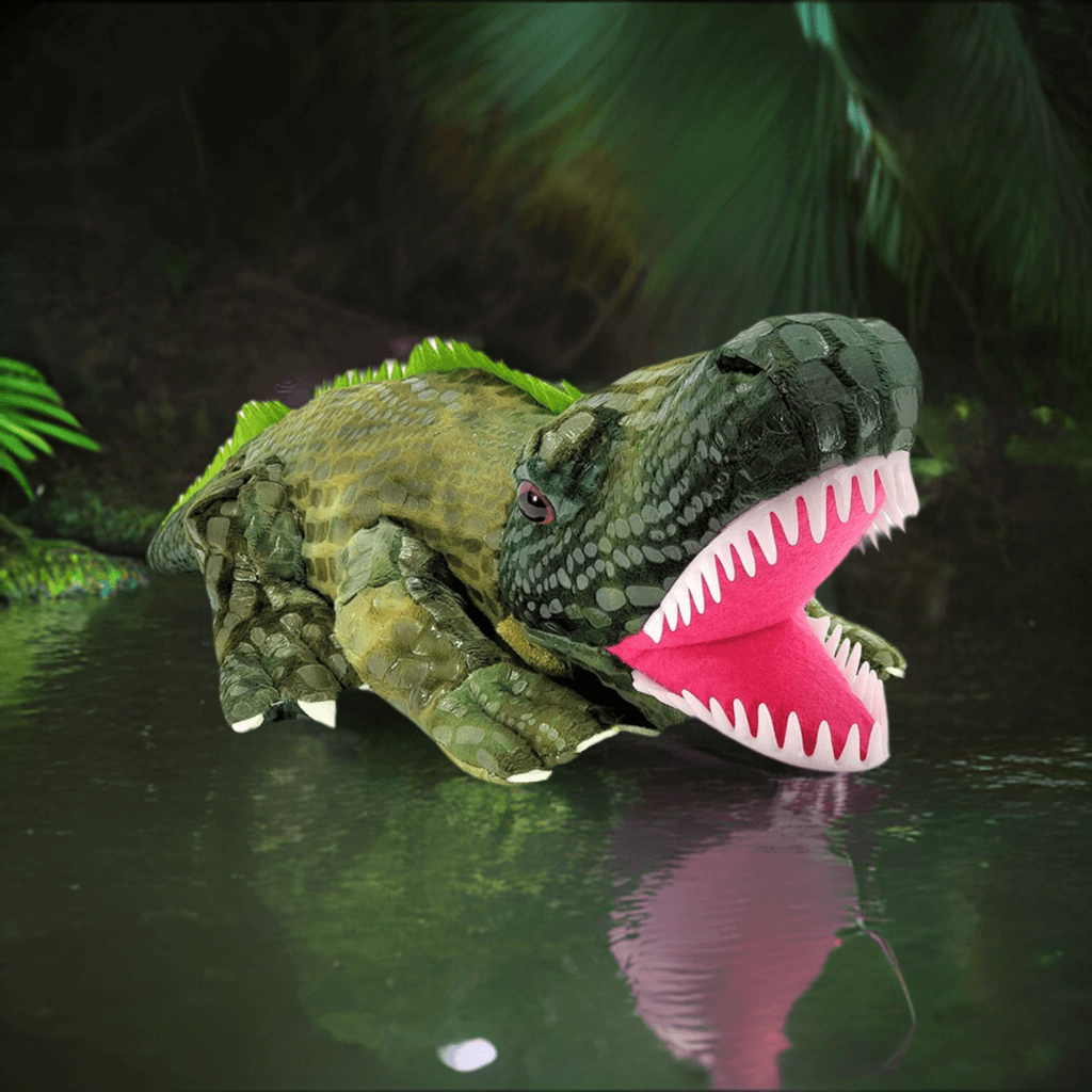 Plush Alligator Mini Backpack, Scene | Pakapalooza