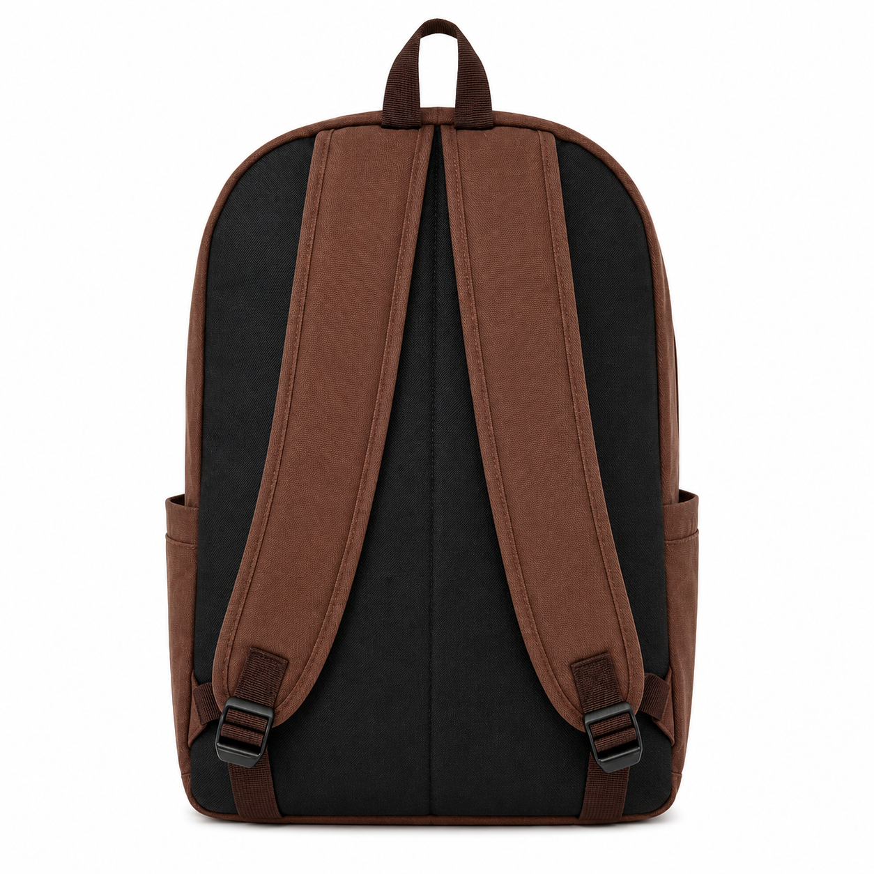 Back view of sloth backpack with adjustable shoulder straps