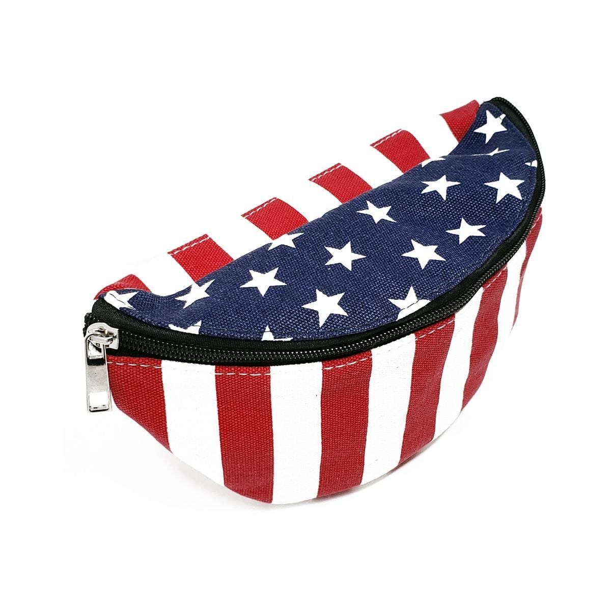 American Flag Fanny Pack, Side | Pakapalooza