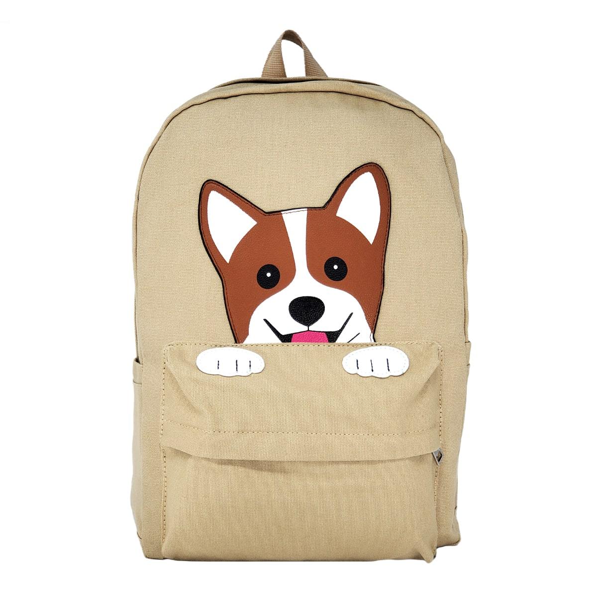Corgi Backpack, Front | Pakapalooza