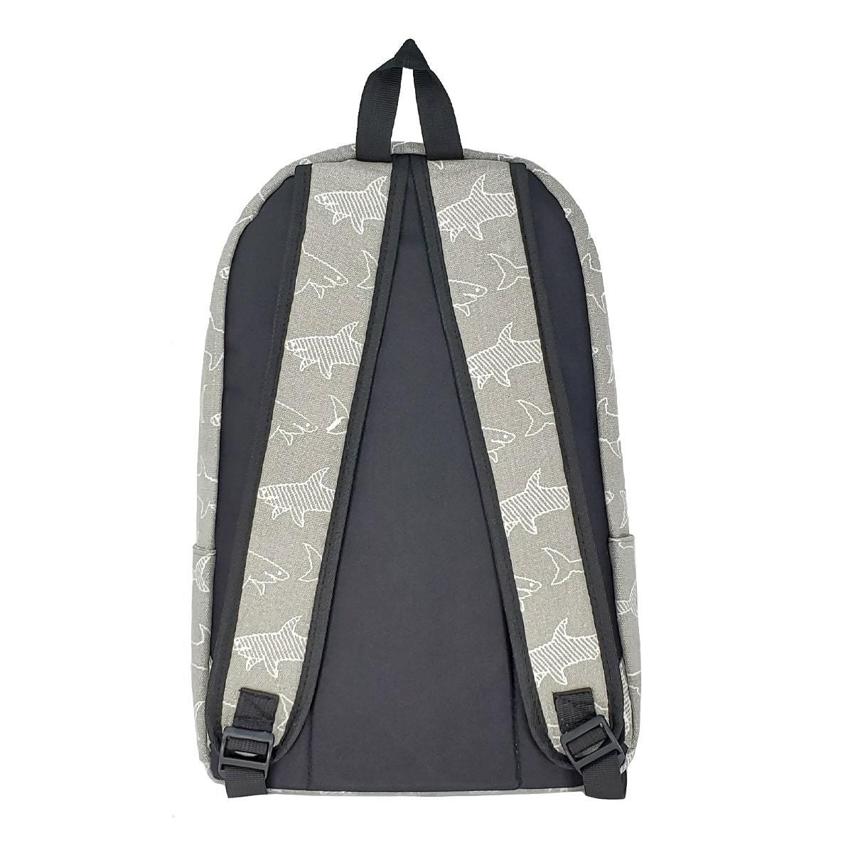 Great White Shark Backpack, Back | Pakapalooza