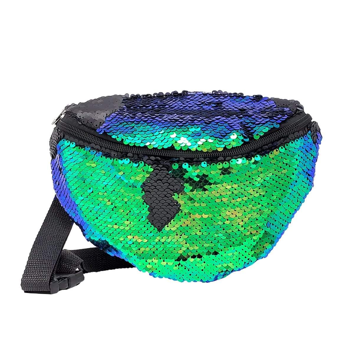 Green Sequin Fanny Pack | Pakapalooza