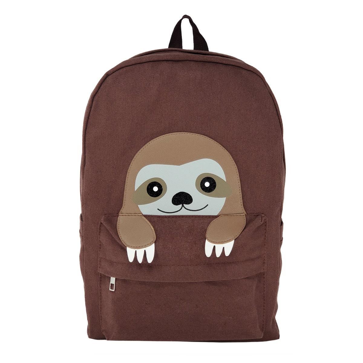 Sloth Backpack, Front | Pakapalooza