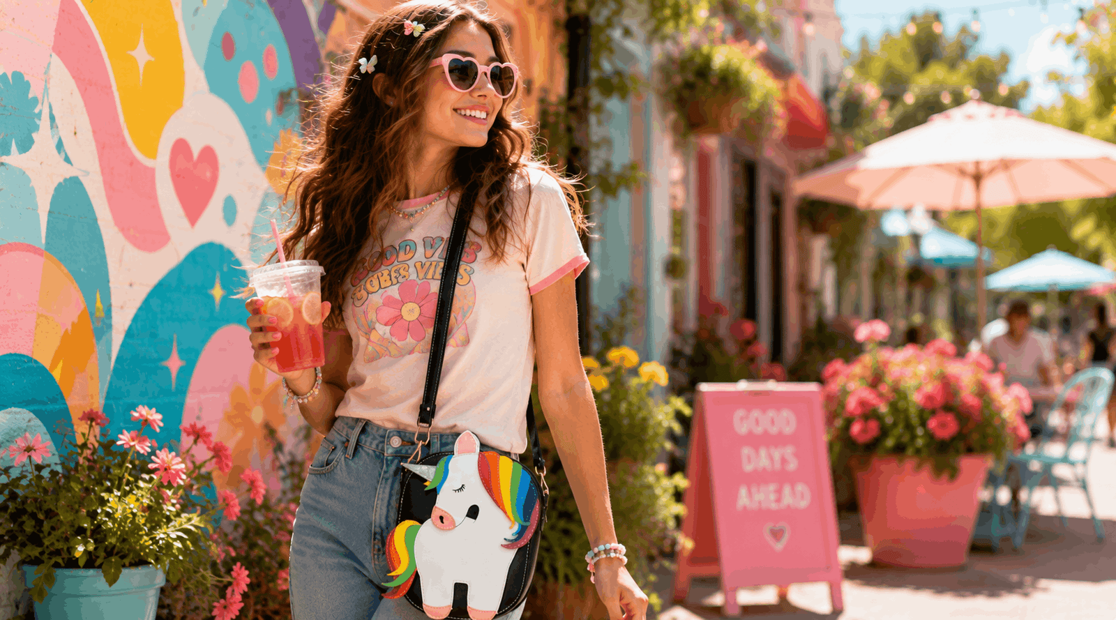 Women carrying a Ladybug Crossbody Bag | Pakapalooza