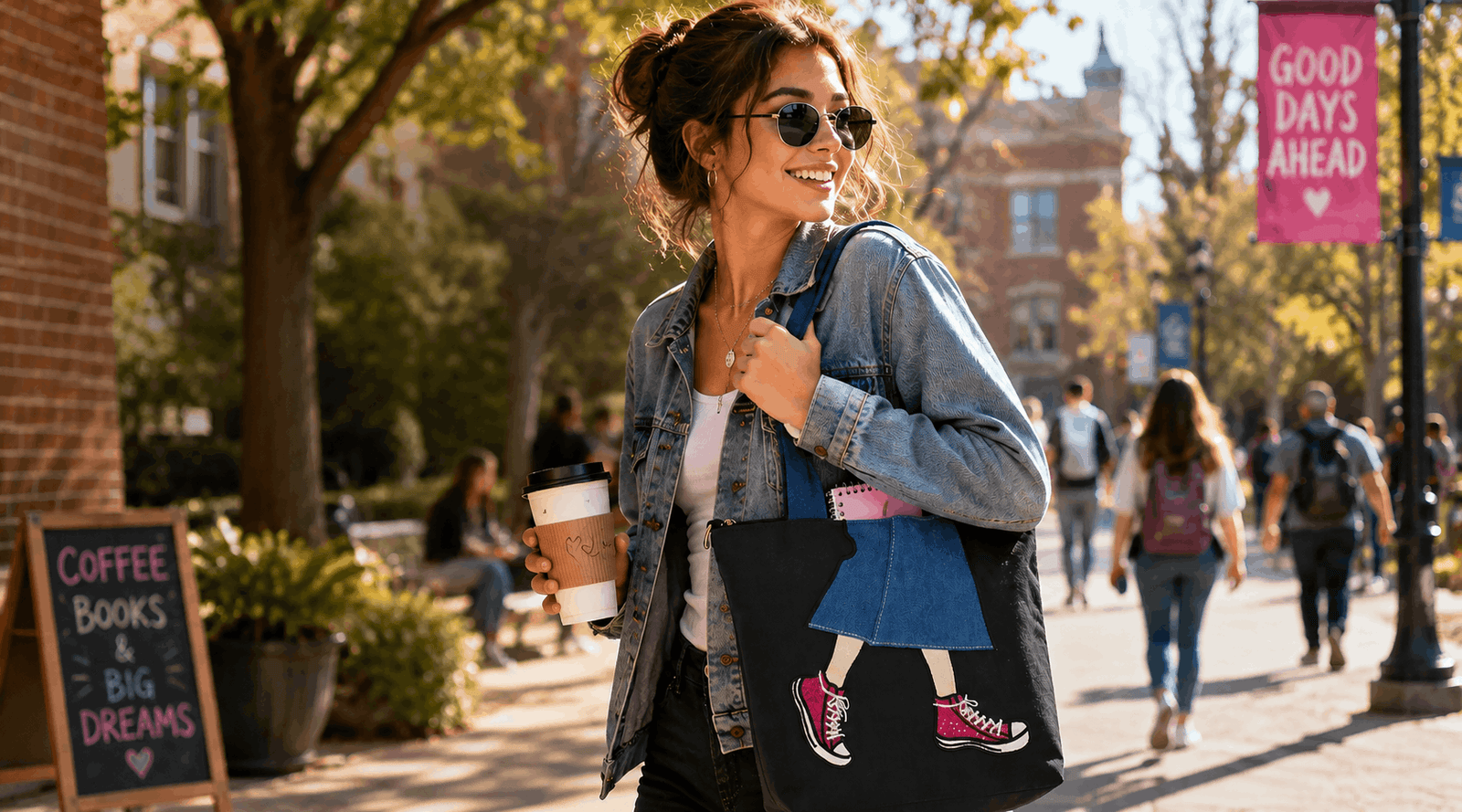 Women holding a cat tote bag | Pakapalooza