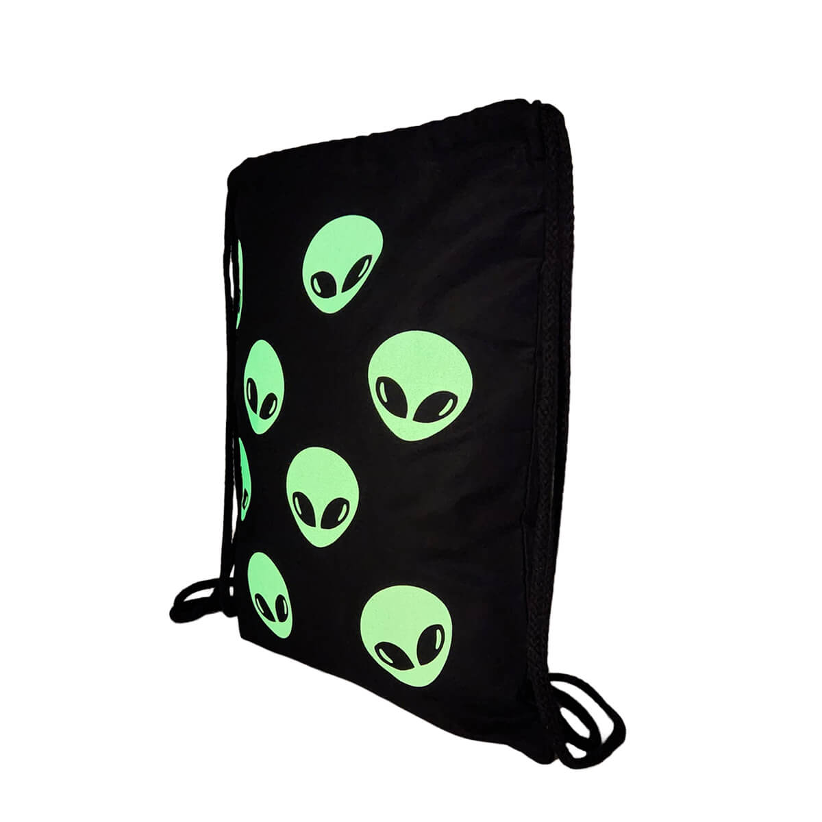 Alien Drawstring Bag, Side Glow | Pakapalooza