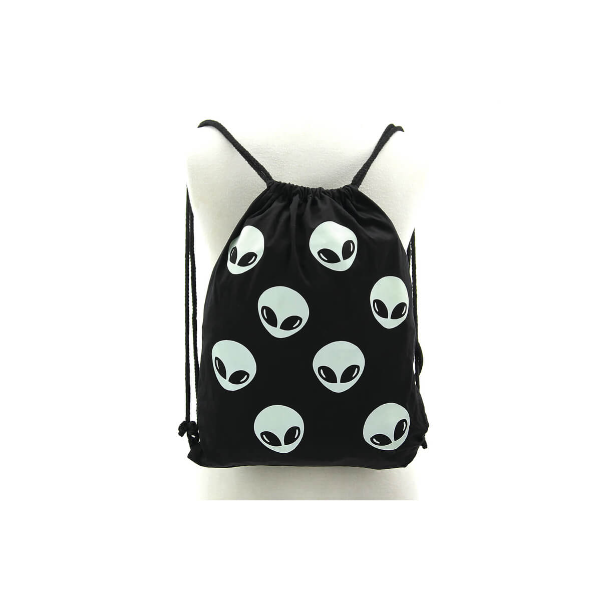 Alien Drawstring Bag, Model | Pakapalooza