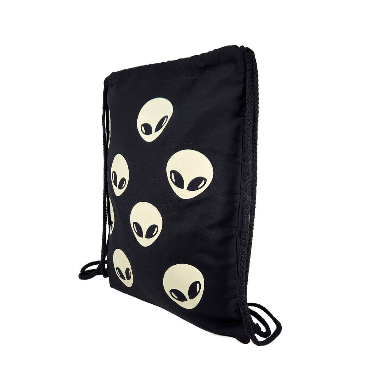 Alien Drawstring Bag, Side | Pakapalooza