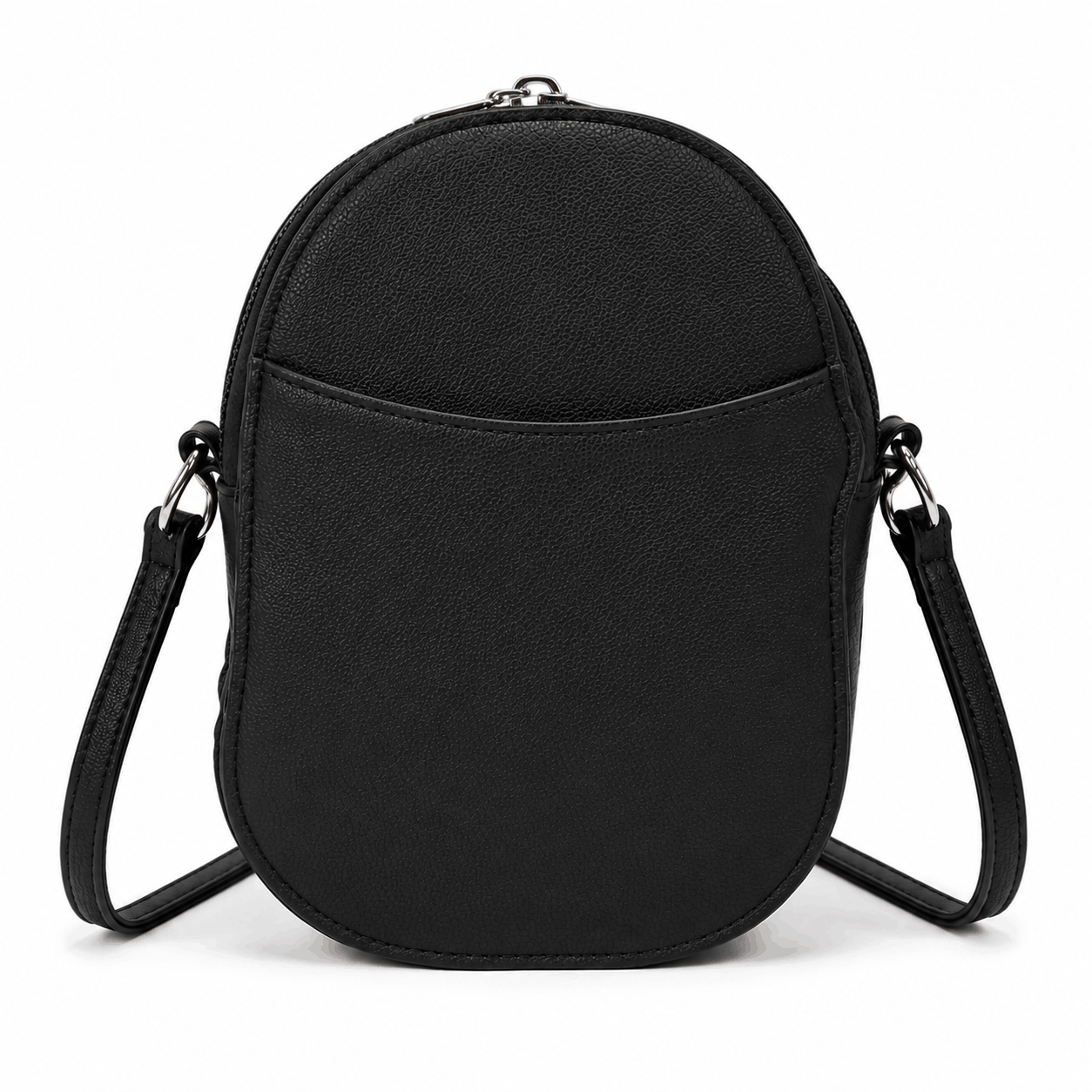 Back view of the Glitter Unicorn Crossbody Bag showing the rear slip pocket and adjustable strap