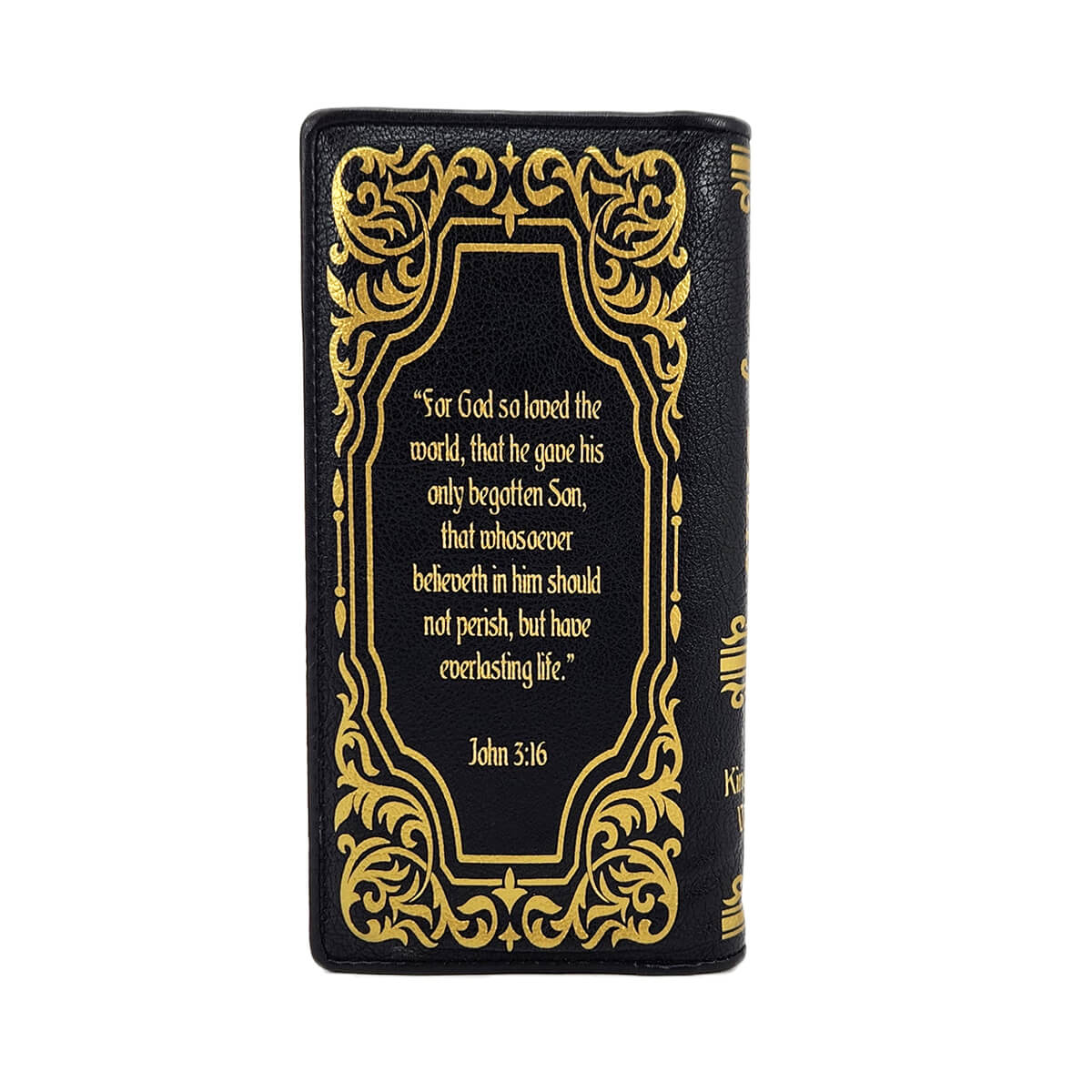 King James Holy Bible Wallet, Back | Pakapalooza