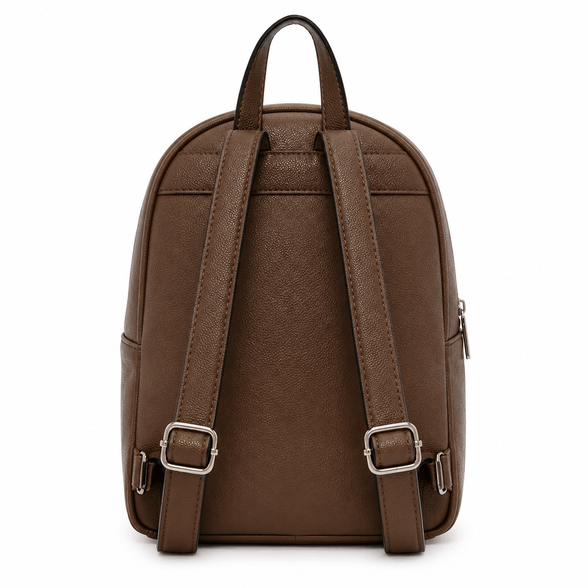 Back view of the mini sloth backpack with adjustable shoulder straps