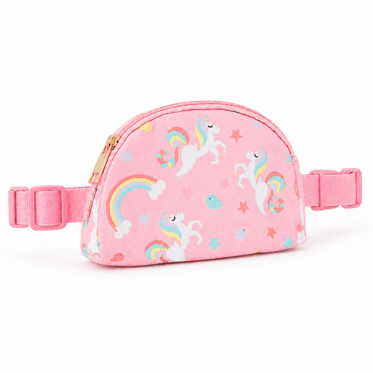 Angled view of the pink My Little Unicorn Belt Bag