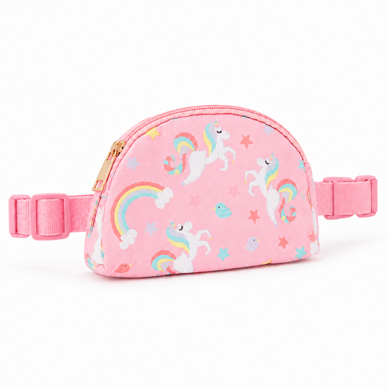 Angled view of the pink My Little Unicorn Belt Bag