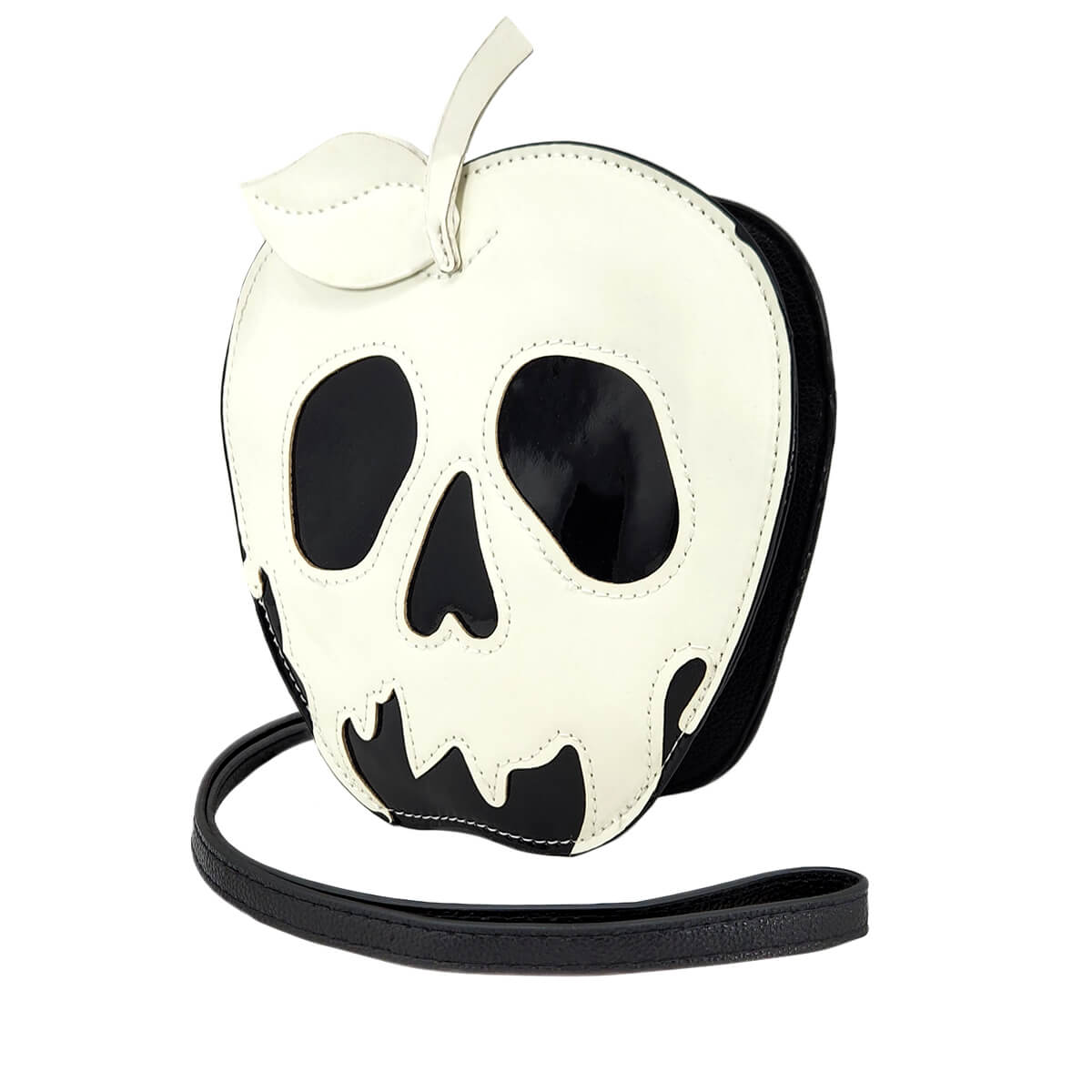 Poison Apple Crossbody Bag, Side White | Pakapalooza
