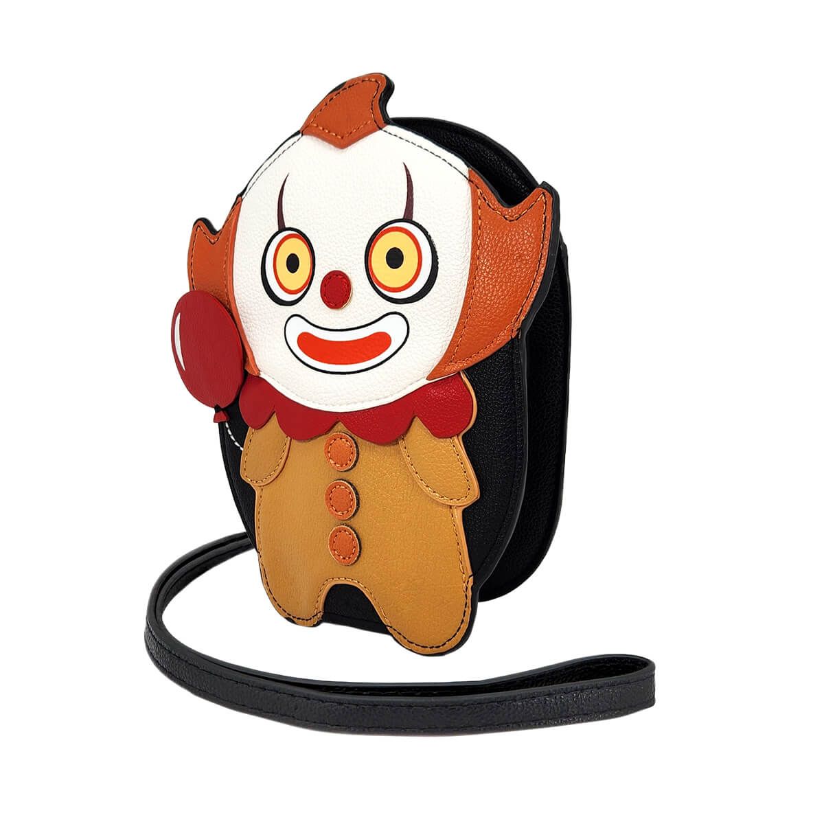 Scary Clown Crossbody Bag, Side | Pakapalooza