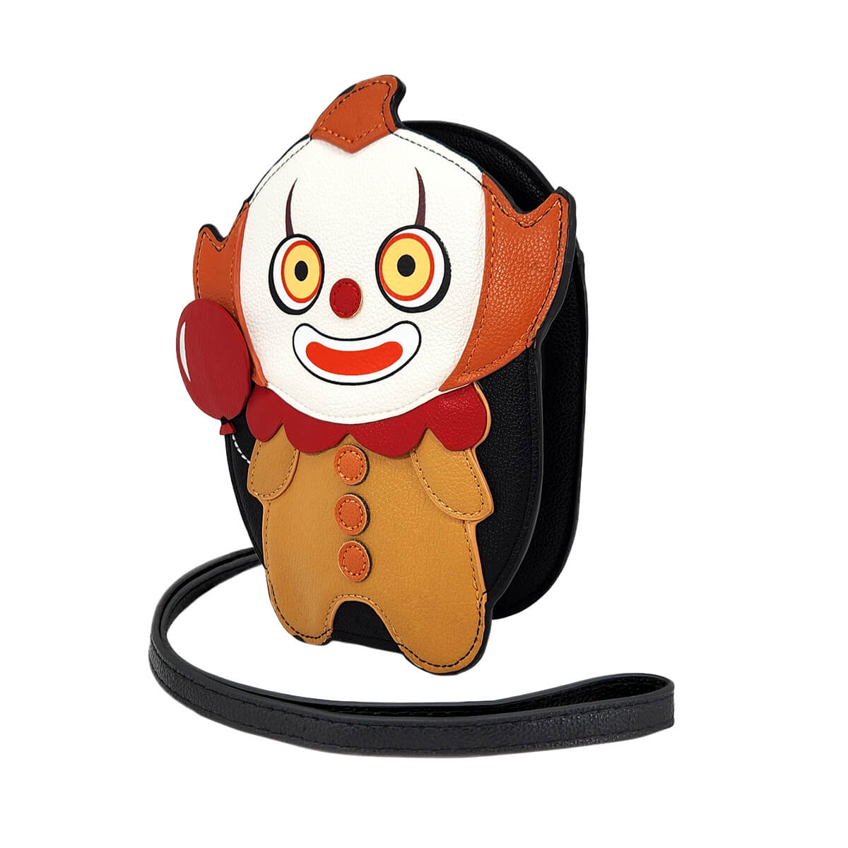 Scary Clown Crossbody Bag, Side | Pakapalooza