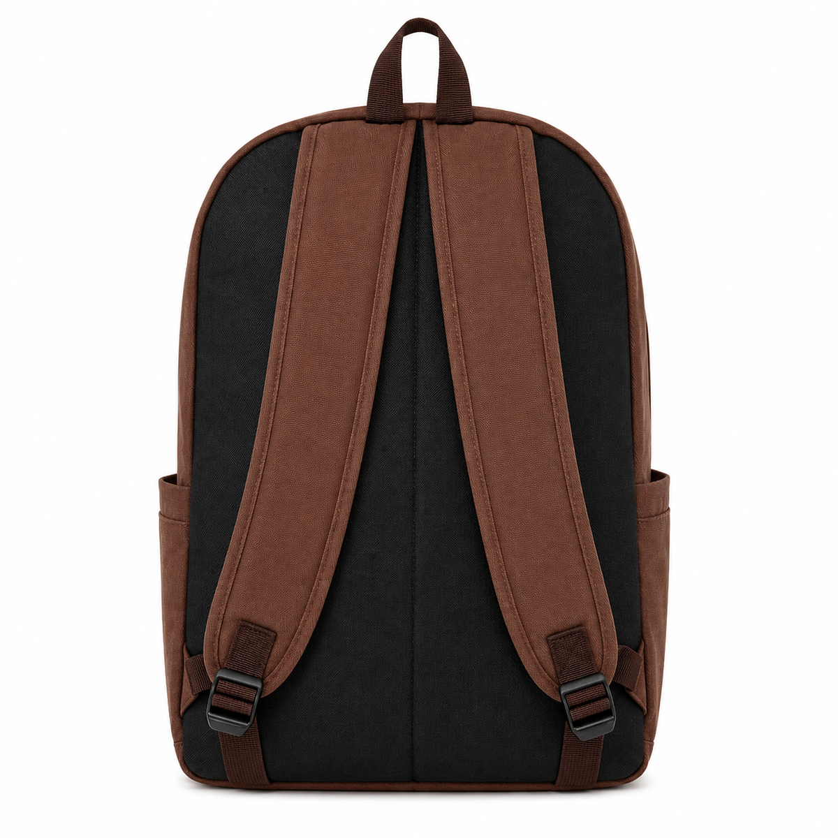 Back view of sloth backpack with adjustable shoulder straps