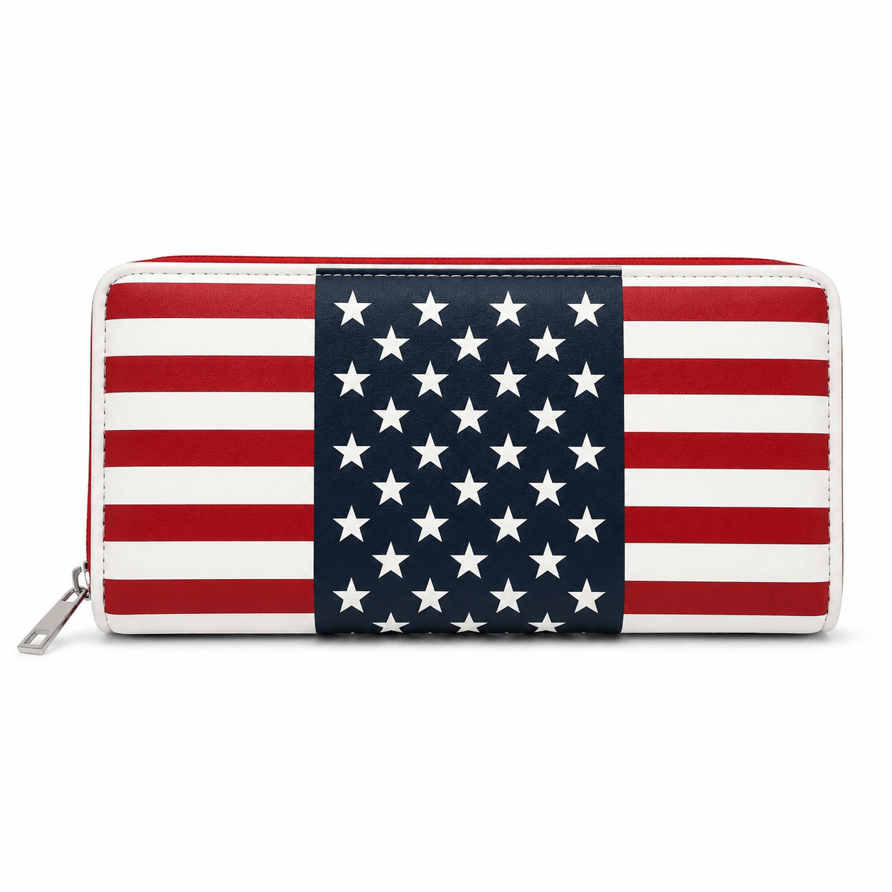 Stars & Stripes Wallet front view on a white background