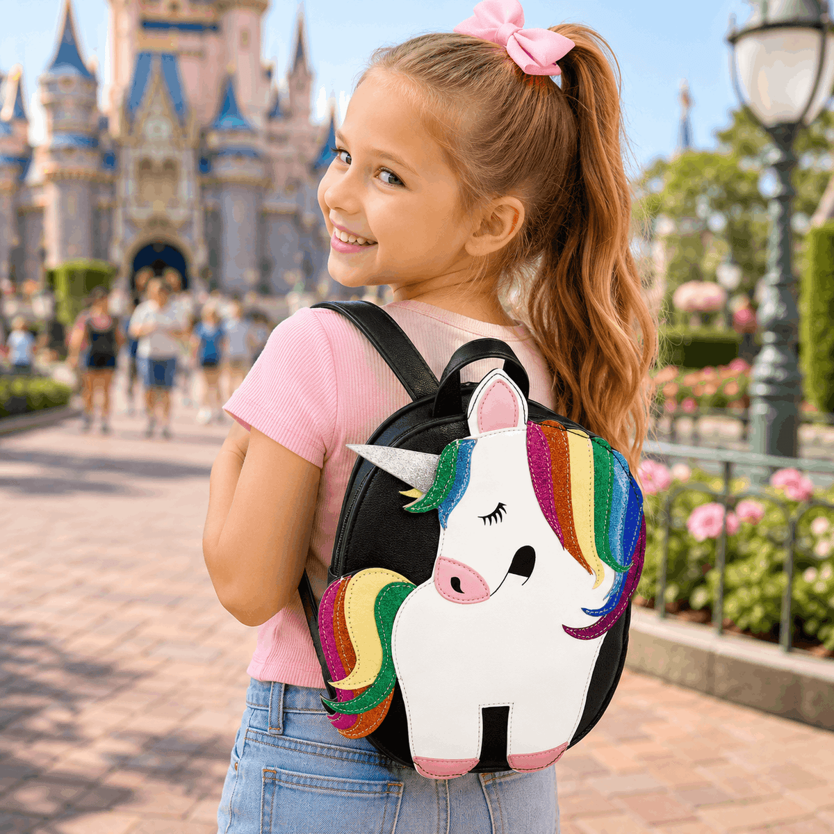 Rainbow Unicorn Mini Backpack for Girls