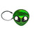 Alien Face Mini Wristlet, Green, Front | Pakapalooza