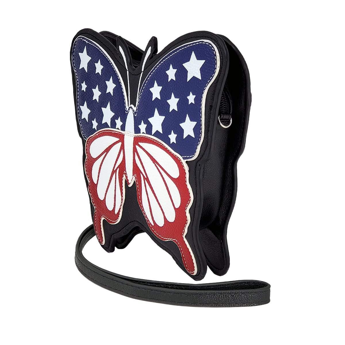 American Butterfly Crossbody Bag, Side | Pakapalooza