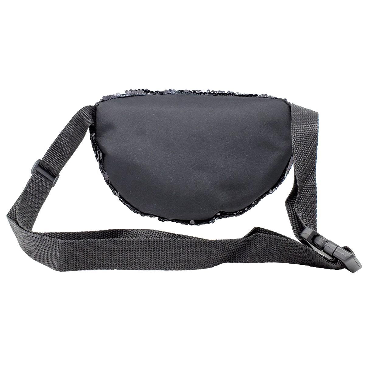 Black Sequin Fanny Pack | Pakapalooza