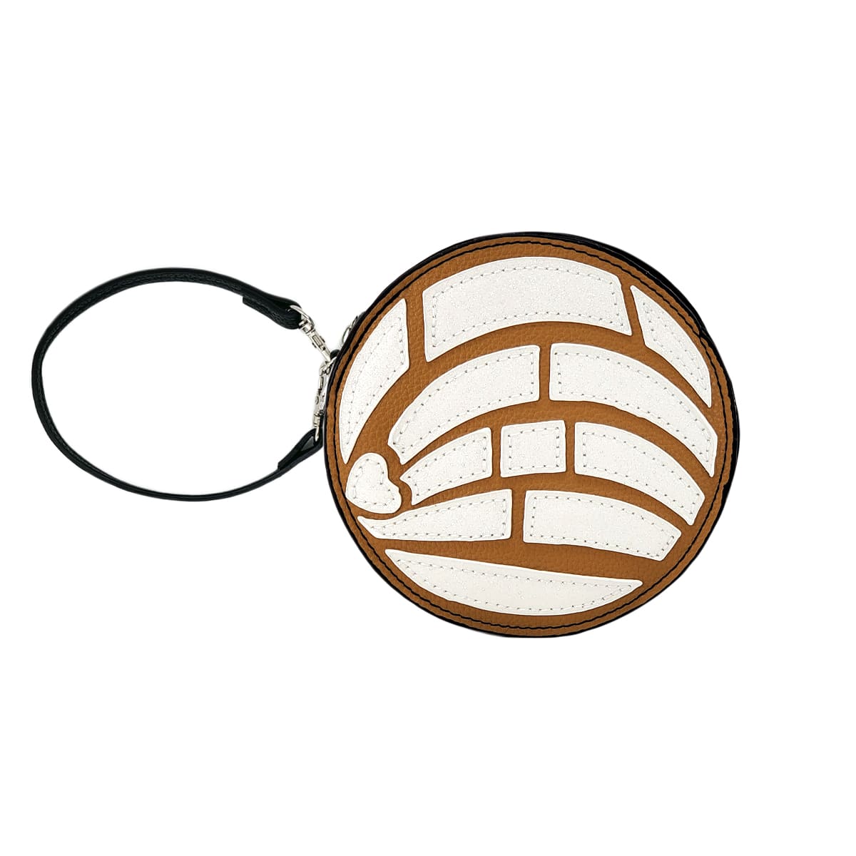 Concha Bread Mini Wristlet, Front | Pakapalooza