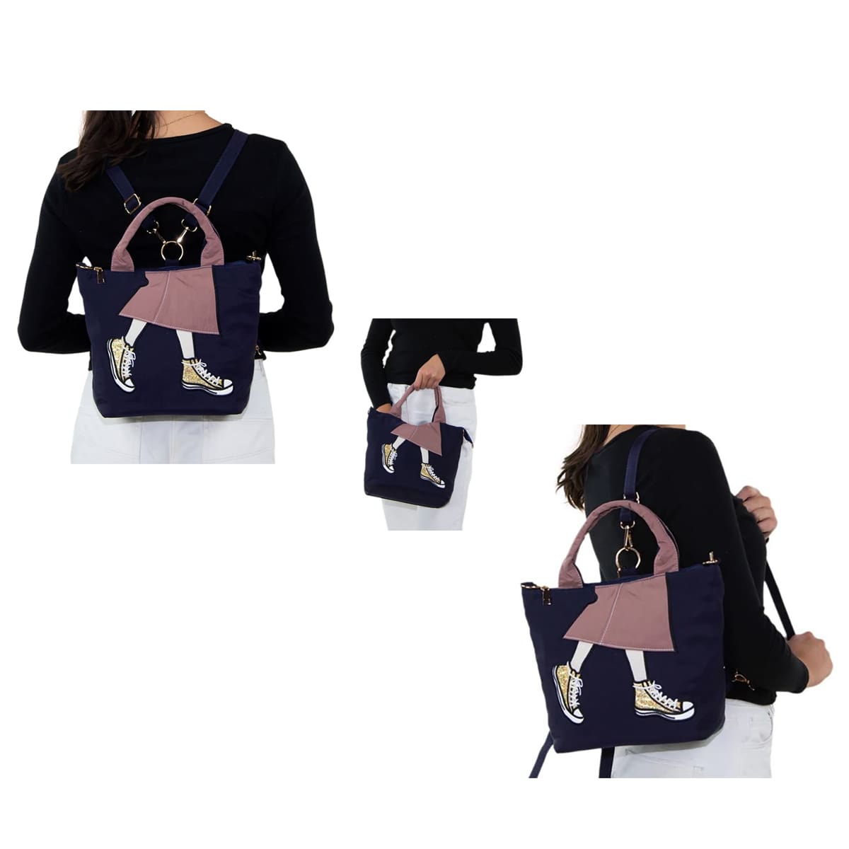 Denim Skirt Tote Bag, Model | Pakapalooza