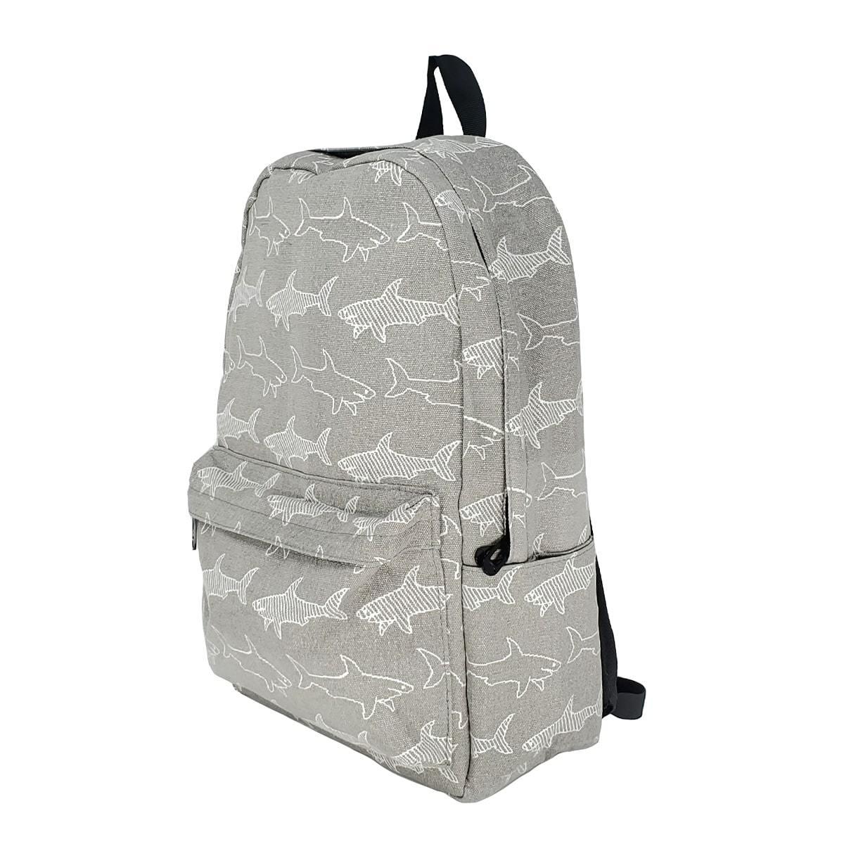 Great White Shark Backpack, Side | Pakapalooza