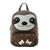 Mini Sloth Backpack, Front | Pakapalooza