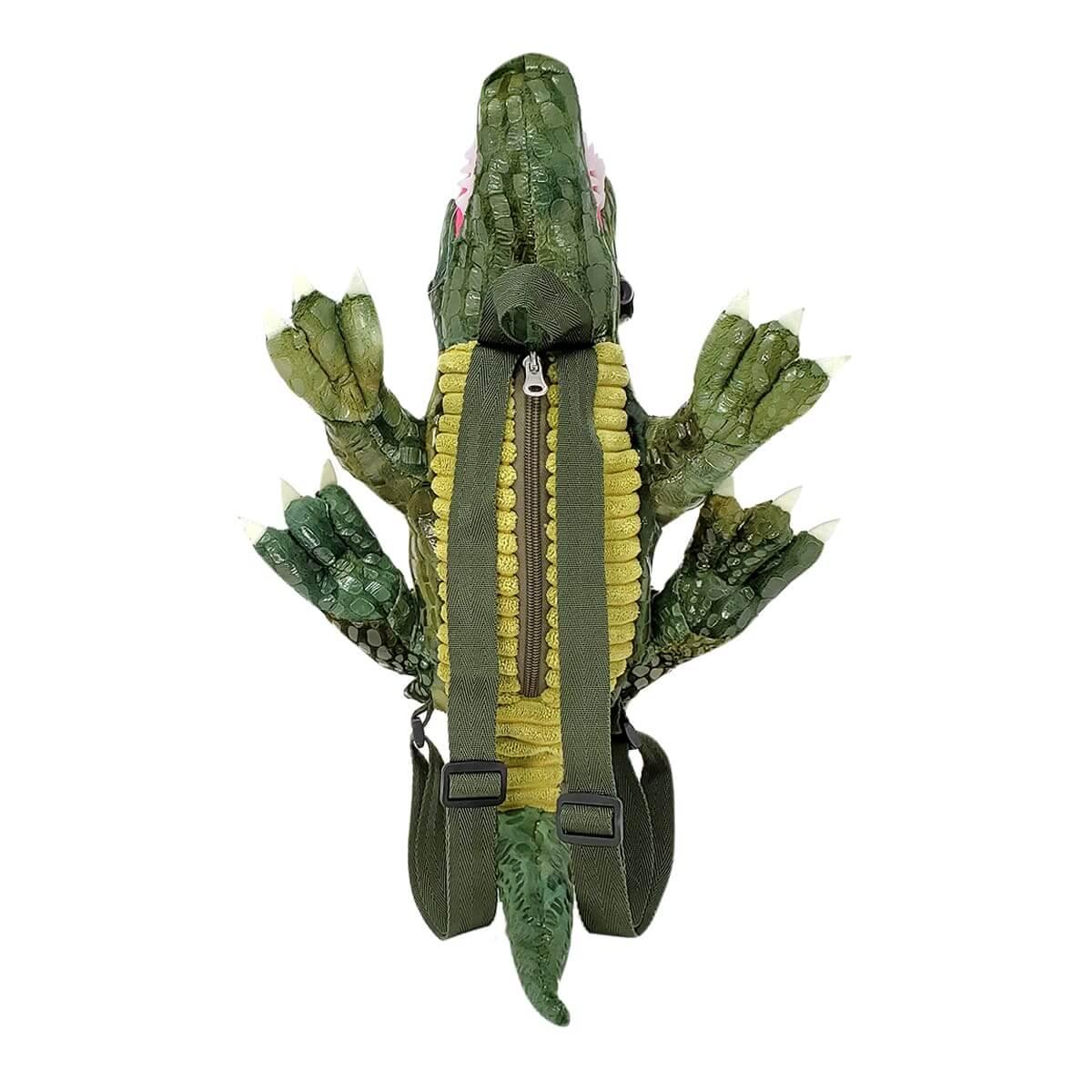 Plush Alligator Mini Backpack, Zipper | Pakapalooza