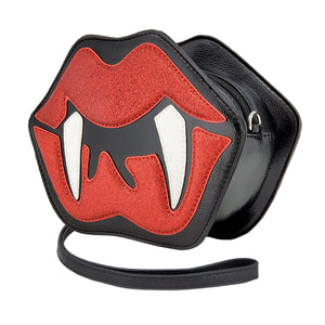 Vampire Teeth Crossbody Bag, Side | Pakapalooza