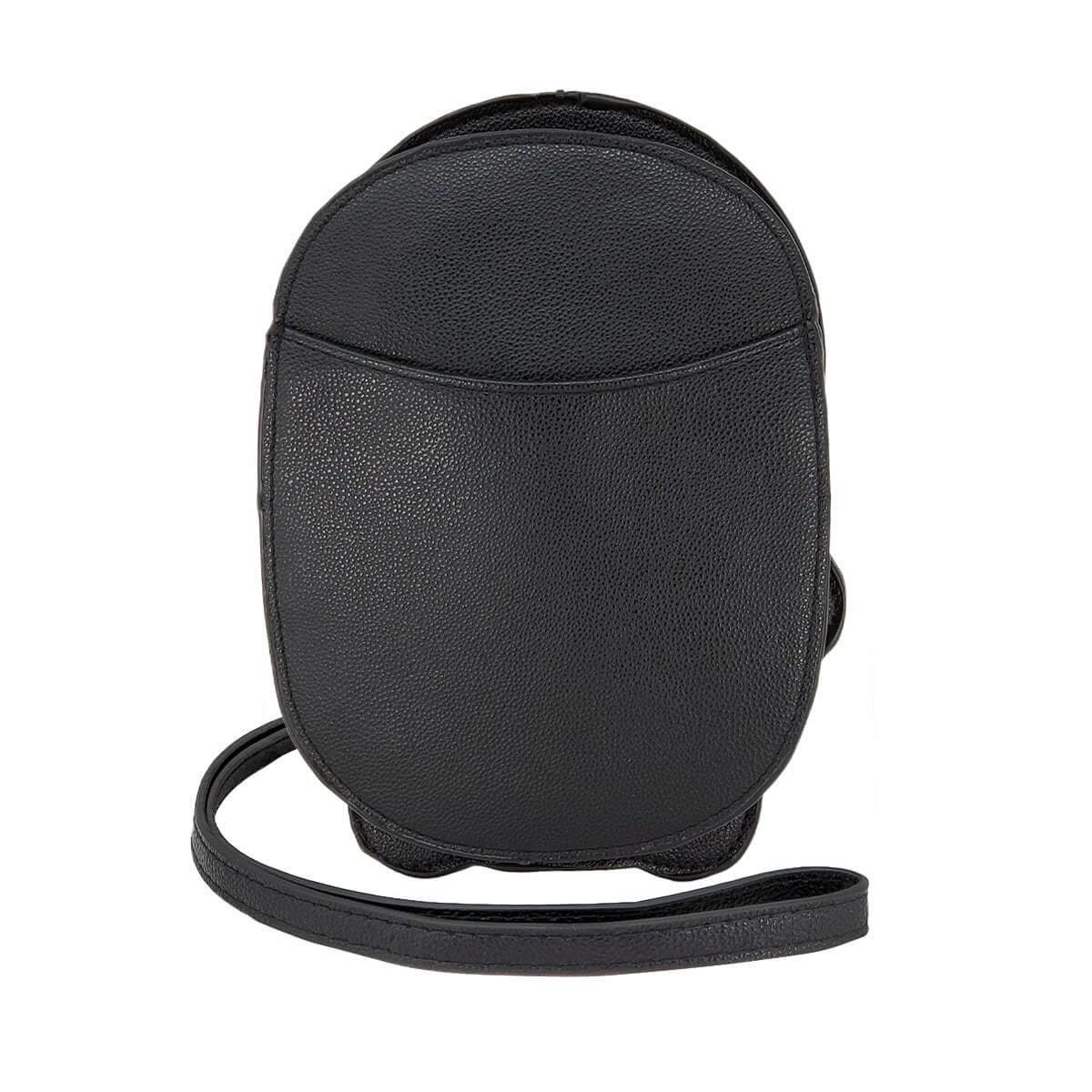 Voodoo Doll Crossbody Bag, Back, Black | Pakapalooza